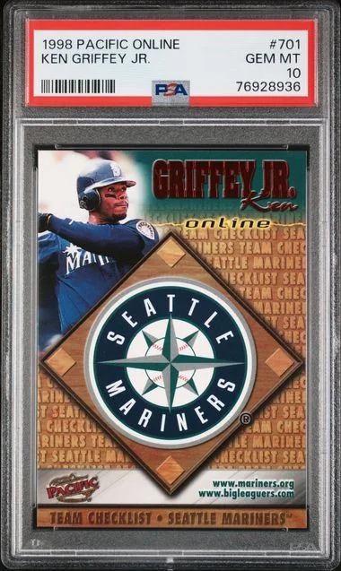 1998 Pacific Online Ken Griffey Jr. #701 card image
