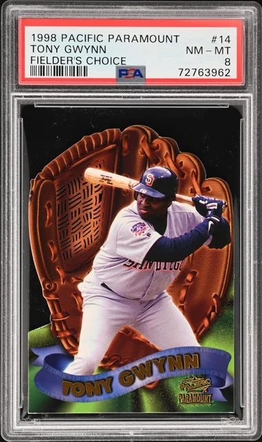 1998 Pacific Paramount Fielder's Choice Tony Gwynn #14 card image