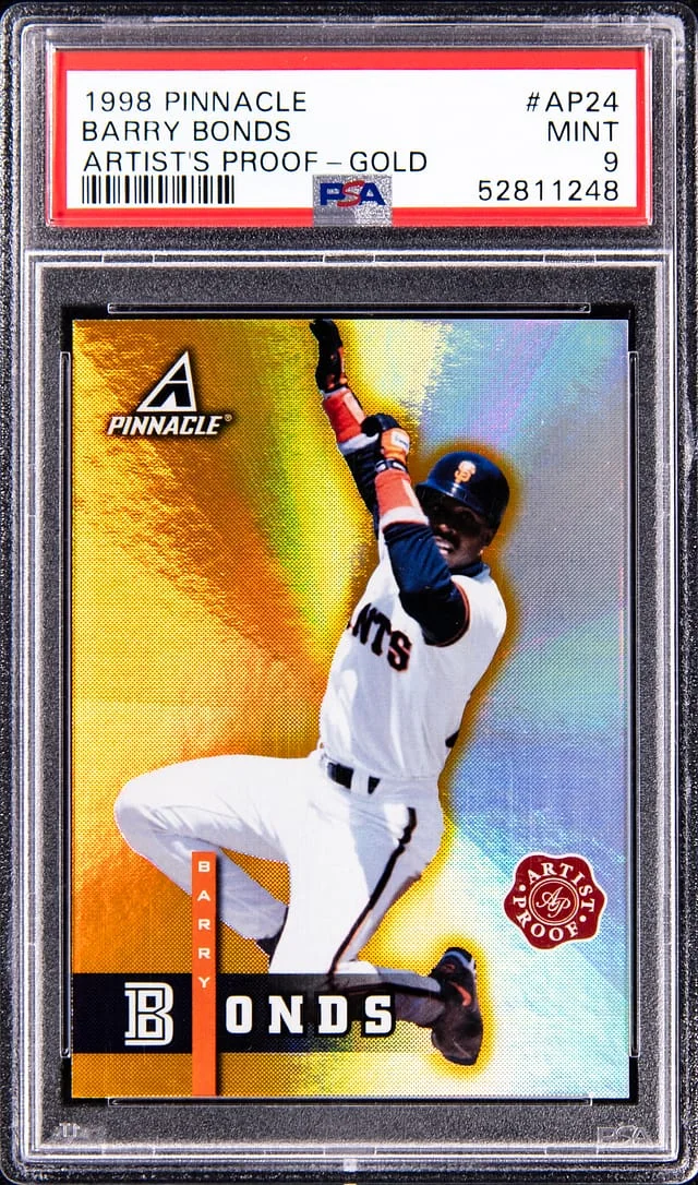 1998 Pinnacle Barry Bonds Artist's Proof #AP24 card image