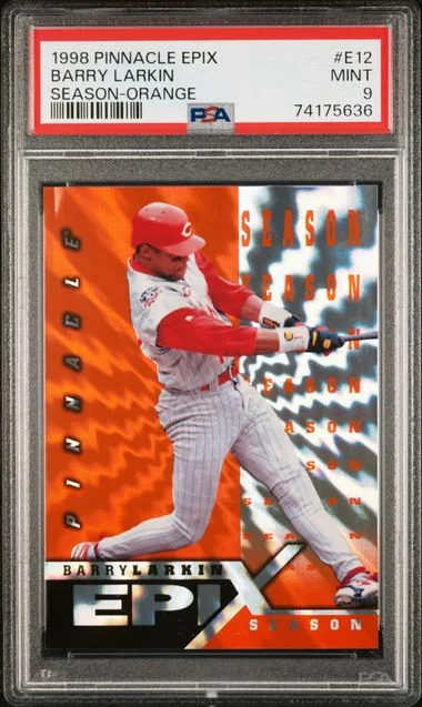 1998 Pinnacle Barry Larkin Epix #E12 card image