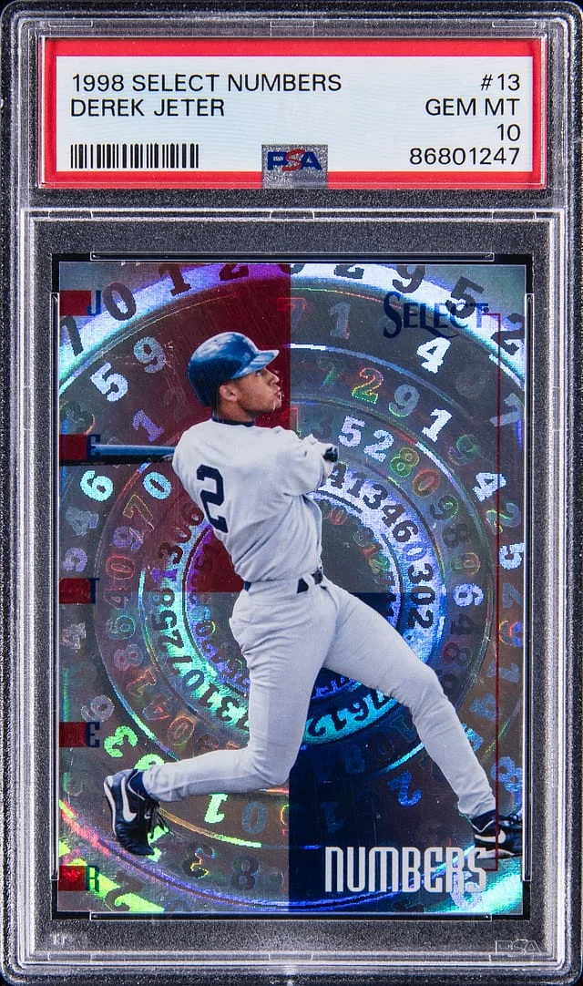 1998 Pinnacle Derek Jeter Select Numbers #13 card image