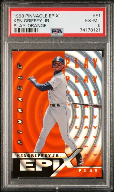 1998 Pinnacle Ken Griffey Jr. Certified Epix #E1 card image