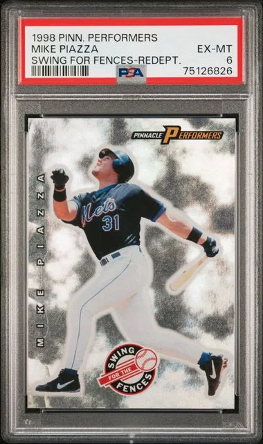 1998 Pinnacle Performers Swing For The Fences Mike Piazza #no-number card image