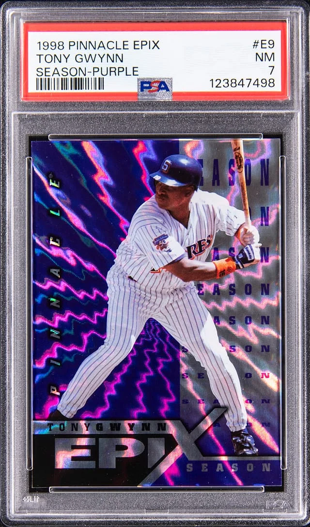 1998 Pinnacle Tony Gwynn Epix Season Purple #E9 card image