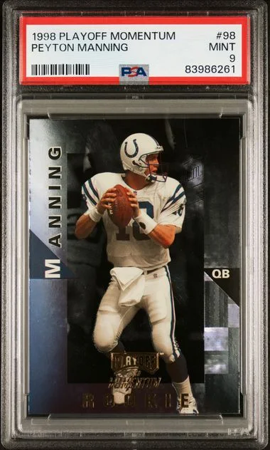 1998 Playoff Peyton Manning Momentum #98 card image