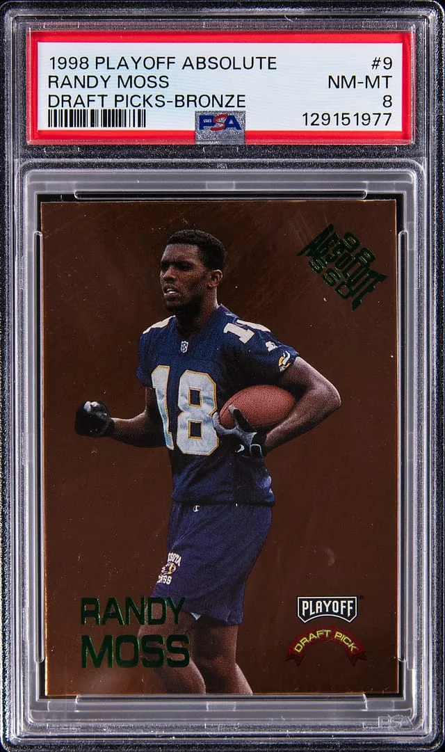 1998 Playoff Randy Moss Draft Picks Bronze #9 card image