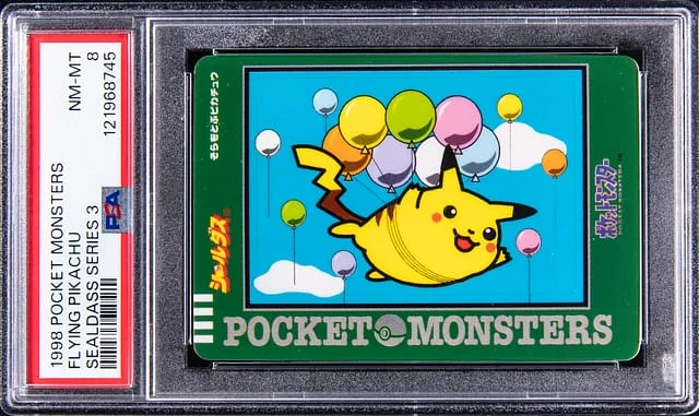 1998 Pocket Monsters Sealdass Series Flying Pikachu #3 card image