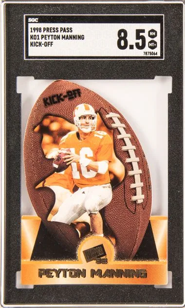 1998 Press Pass Kick-Off Peyton Manning #KO1 card image