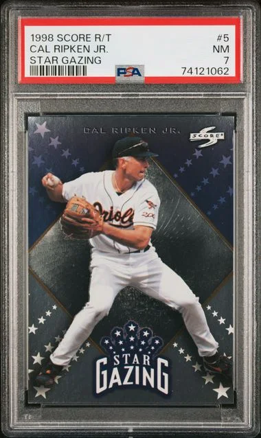 1998 Score Cal Ripken Jr. Traded Star Gazing #5 card image