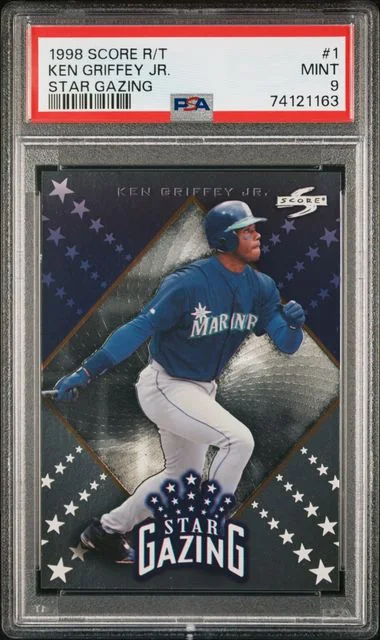 1998 Score Ken Griffey Jr. Traded Star Gazing #1 card image