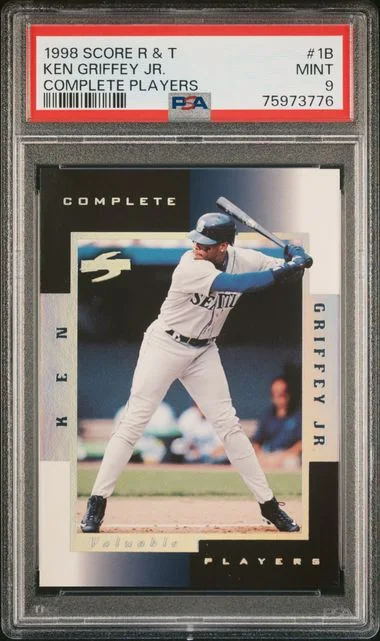 1998 Score Ken Griffey Jr. & Traded Complete Players #1B card image