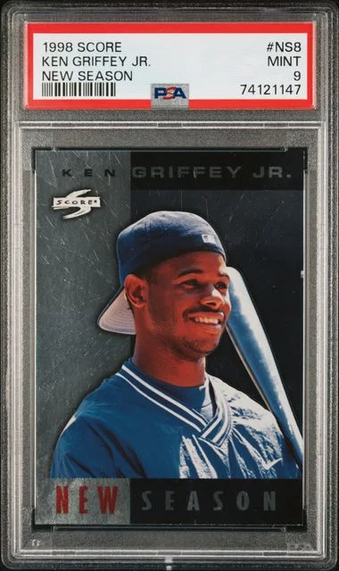 1998 Score Ken Griffey Jr. New Season #NS8 card image