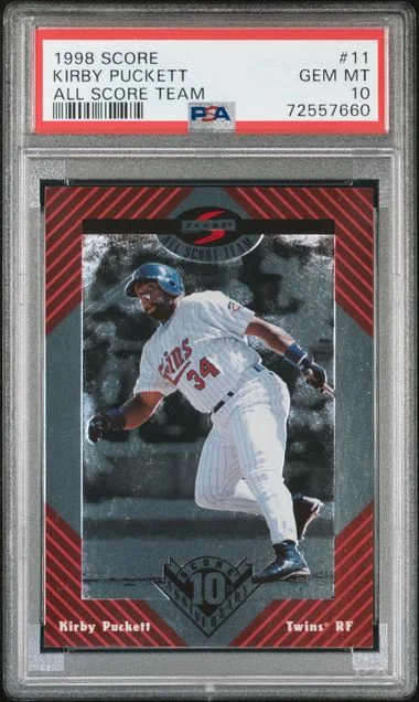 1998 Score Kirby Puckett All Score Team #11 card image
