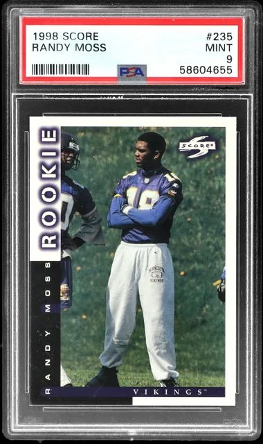 1998 Score Randy Moss #235 card image
