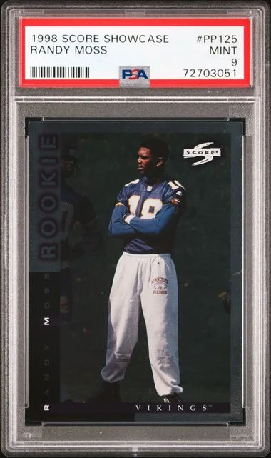 1998 Score Randy Moss Showcase #PP125 card image