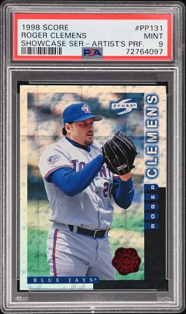 1998 Score Roger Clemens Showcase Series Artist's Proof #PP131 card image