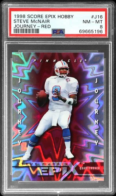 1998 Score Steve McNair Epix Hobby Journey Red #J16 card image