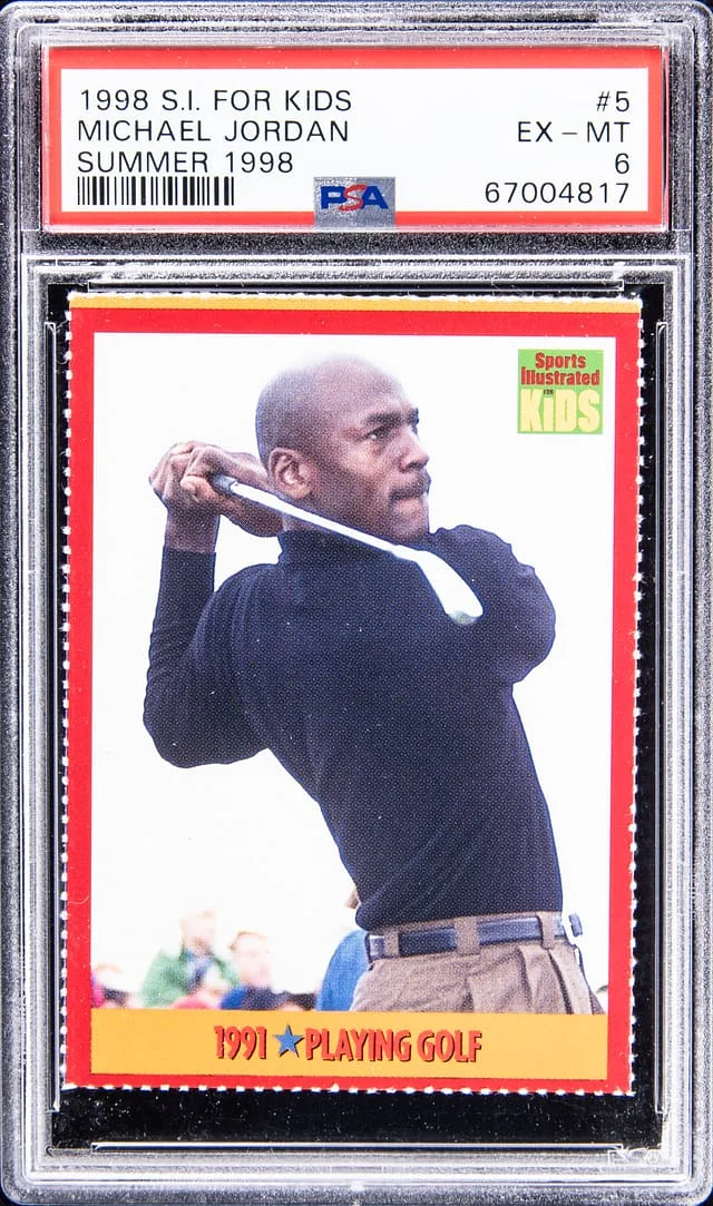 1998 S.I For Kids Summer 1998 Michael Jordan #5 card image