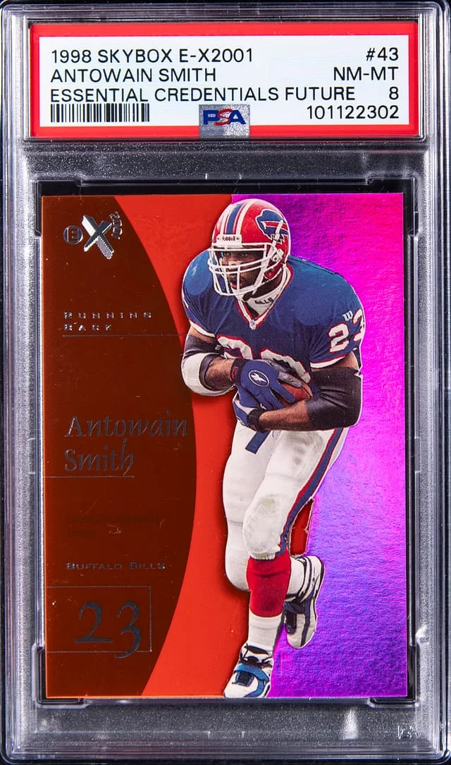 1998 SkyBox Antowain Smith E-X2001 Essential Credentials Future #43 card image