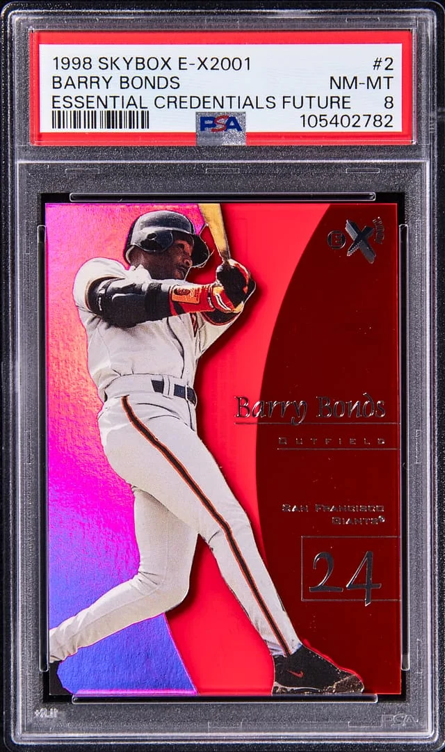 1998 SkyBox Barry Bonds E-X2001 Essential Credentials Future #2 card image