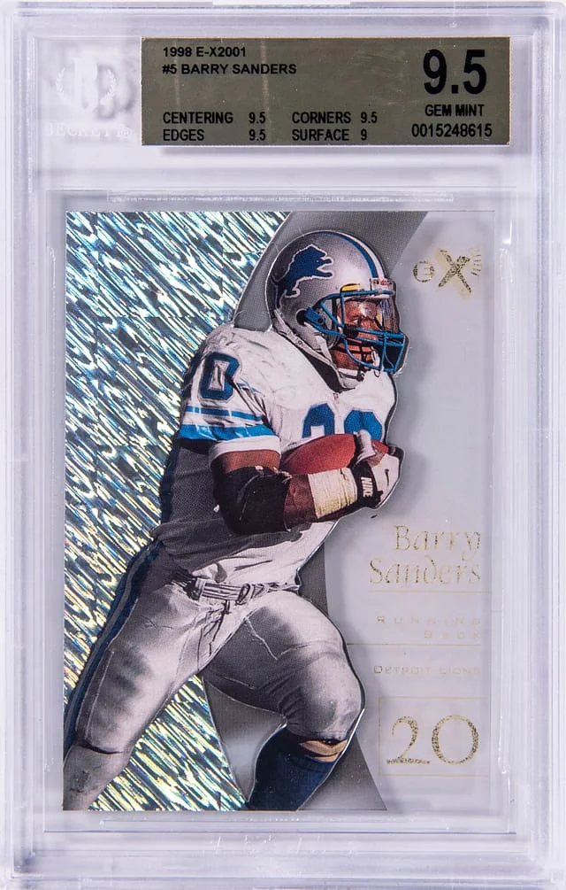 1998 SkyBox Barry Sanders E-X2001 #5 card image