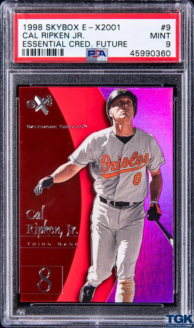 1998 SkyBox Cal Ripken Jr. E-X2001 Essential Credentials Future #9 card image