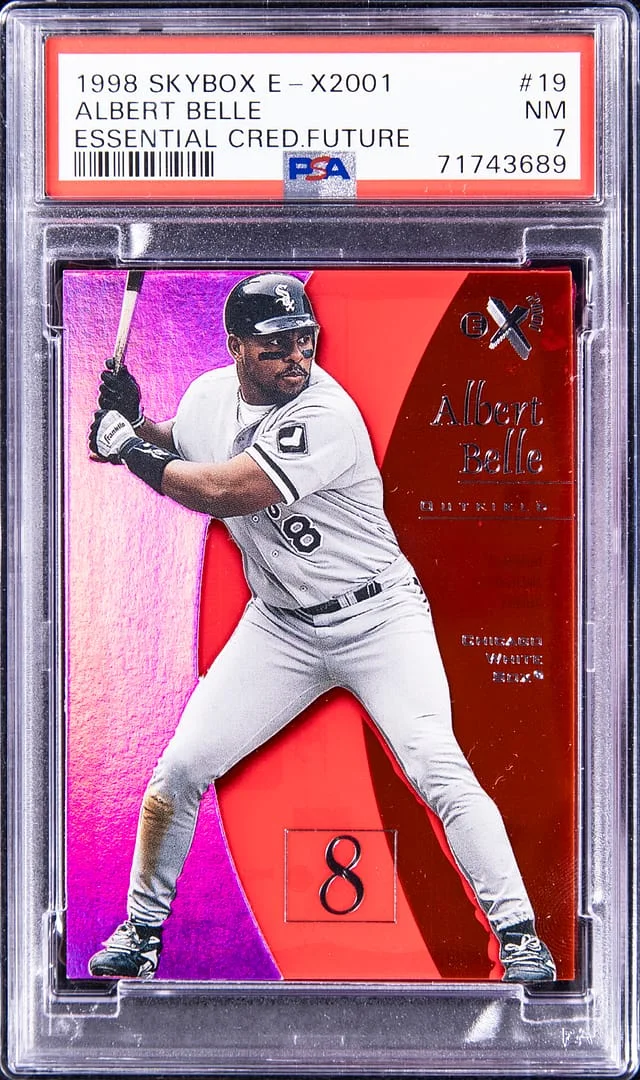 1998 SkyBox E-X Albert Belle 2001 Essential Credentials Future #19 card image