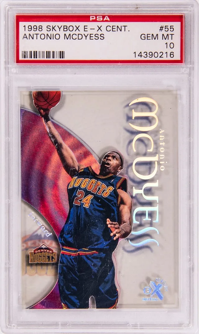 1998 SkyBox E-X Antonio Mcdyess Century #55 card image