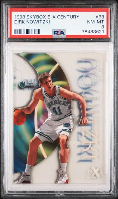 1998 SkyBox E-X Dirk Nowitzki Century #68 card image
