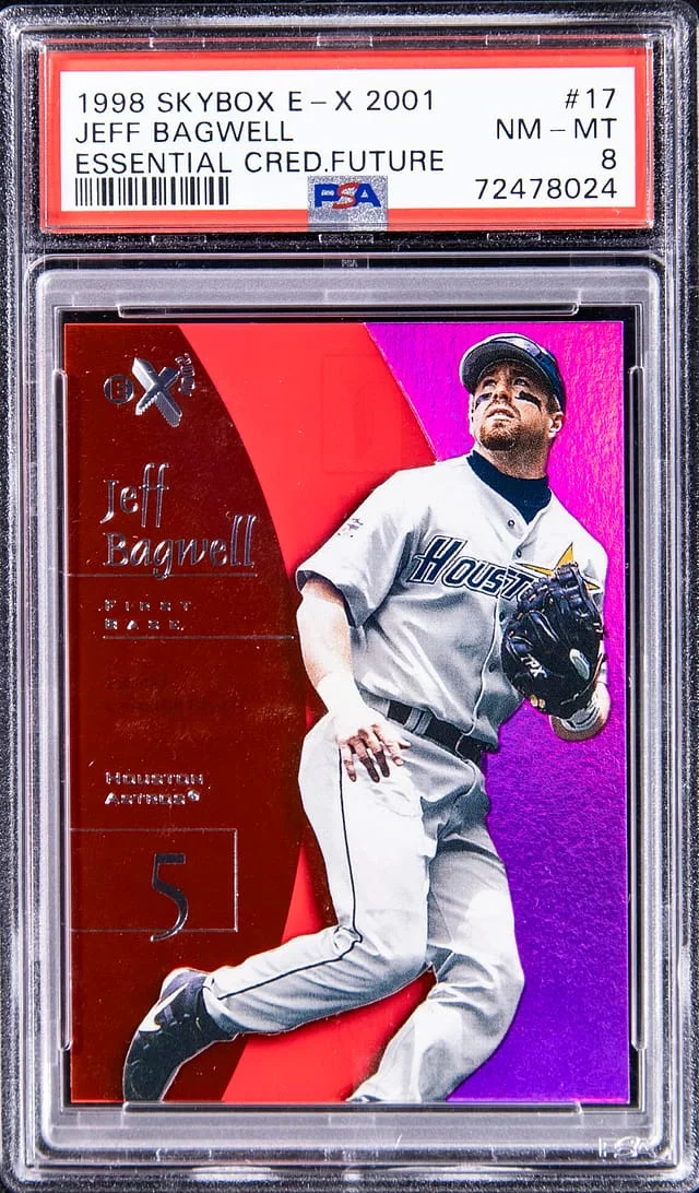 1998 SkyBox E-X Jeff Bagwell 2001 Essential Credentials Future #17 card image