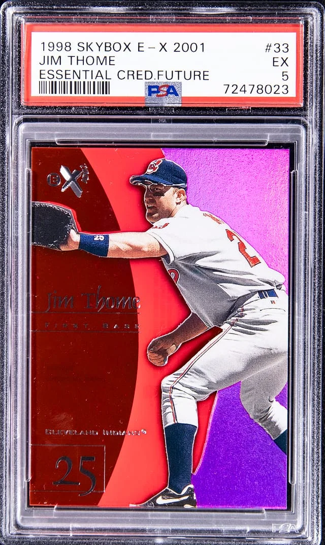 1998 SkyBox E-X Jim Thome 2001 Essential Credentials Future #33 card image