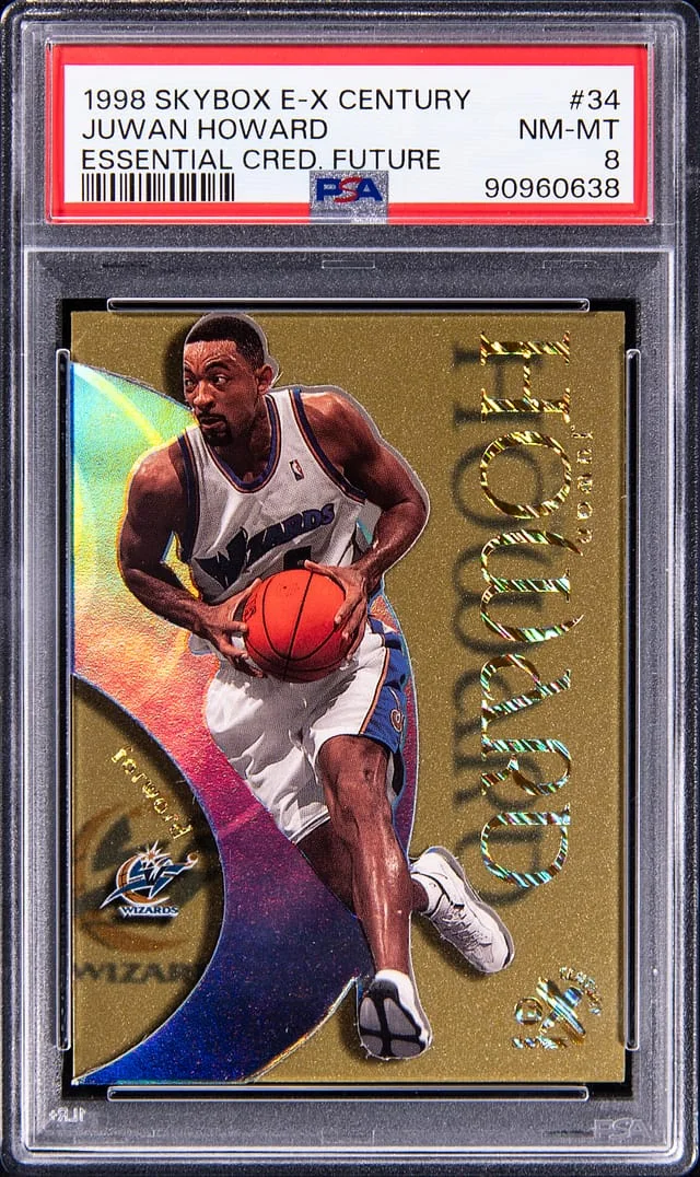 1998 SkyBox E-X Juwan Howard Century Essential Credentials Future #34 card image