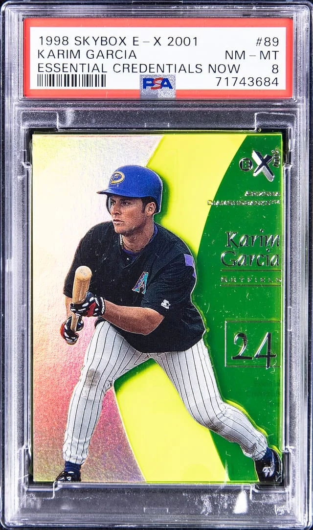 1998 SkyBox E-X Karim Garcia 2001 Essential Credentials Now #89 card image