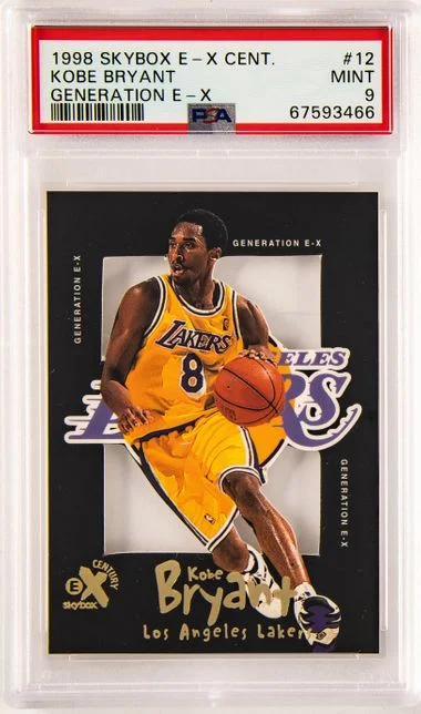 1998 SkyBox E-X Kobe Bryant Century Generation E-X #12 card image