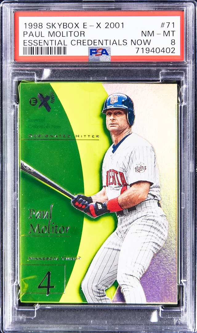 1998 SkyBox E-X Paul Molitor 2001 Essential Credentials Now #71 card image