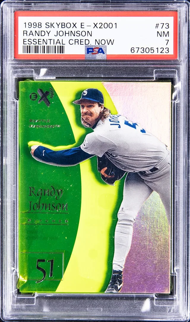 1998 SkyBox E-X Randy Johnson 2001 Essential Credentials Now #73 card image