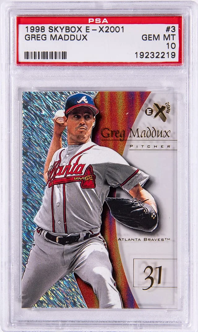 1998 SkyBox Greg Maddux E-X2001 #3 card image