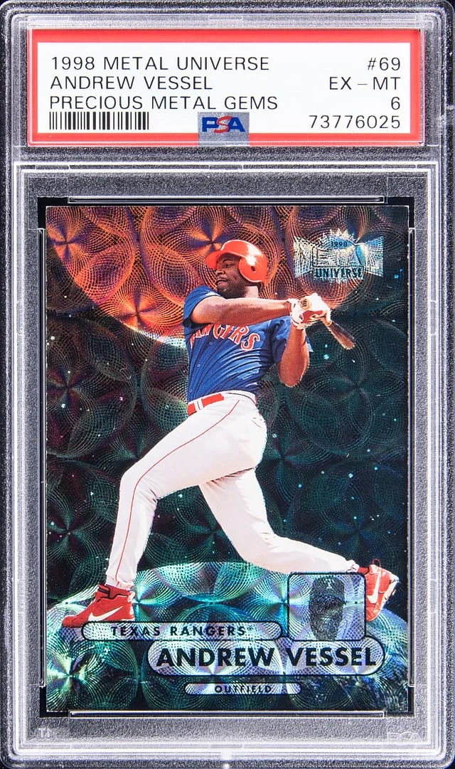 1998 SkyBox Metal Universe Andrew Vessel Precious Metal Gems (PMG) #69 card image