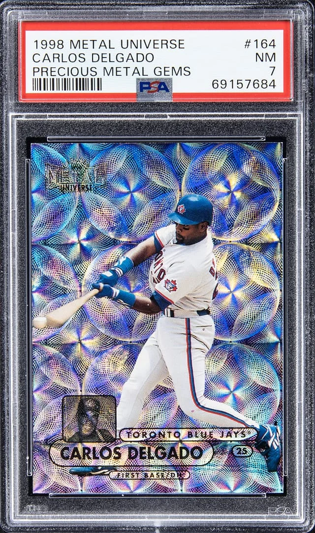 1998 SkyBox Metal Universe Carlos Delgado Precious Metal Gems (PMG) #164 card image