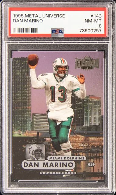 1998 SkyBox Metal Universe Dan Marino #143 card image