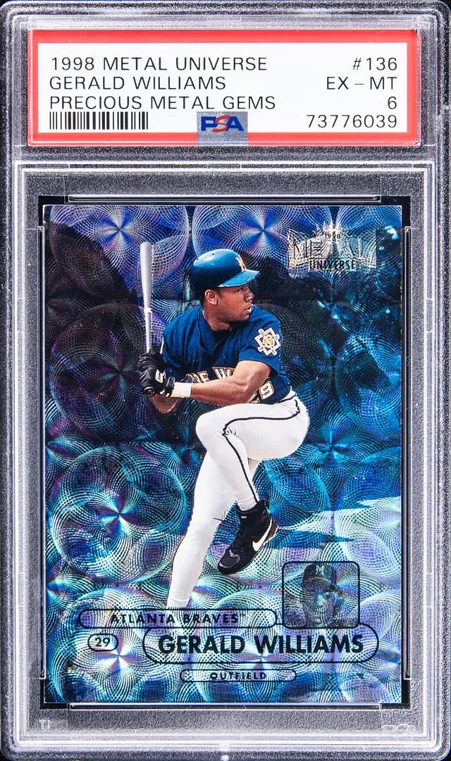 1998 SkyBox Metal Universe Gerald Williams Precious Metal Gems (PMG) #136 card image