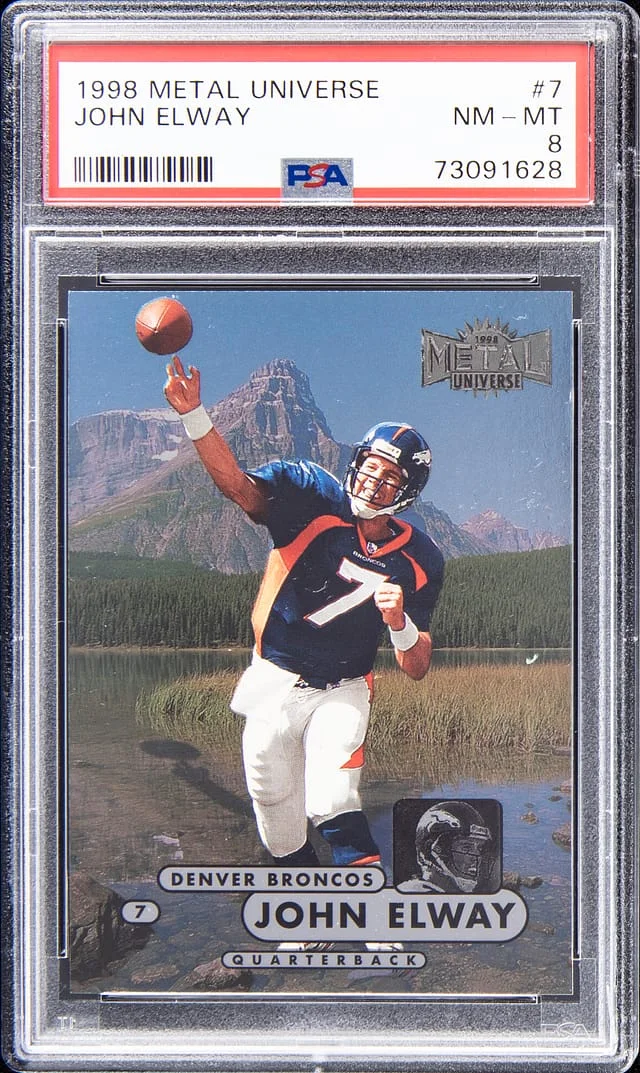 1998 SkyBox Metal Universe John Elway #7 card image