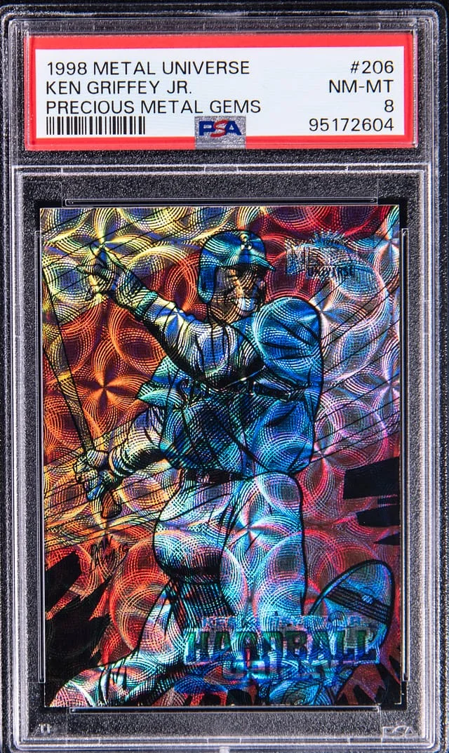 1998 SkyBox Metal Universe Ken Griffey Jr. Precious Metal Gems (PMG) #206 card image
