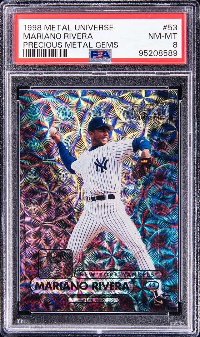 1998 SkyBox Metal Universe Mariano Rivera Precious Metal Gems (PMG) #53 card image