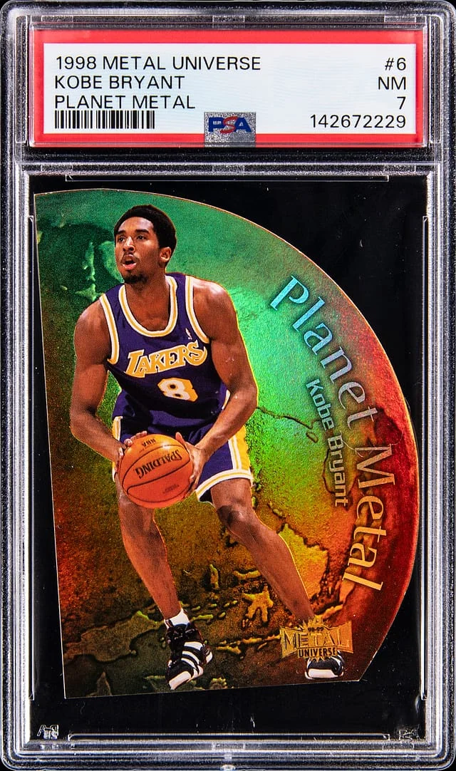 1998 SkyBox Metal Universe Planet Metal Kobe Bryant #no-number card image