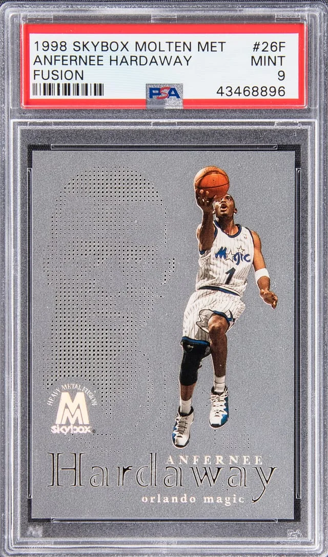 1998 SkyBox Molten Metal Anfernee Hardaway #26F card image