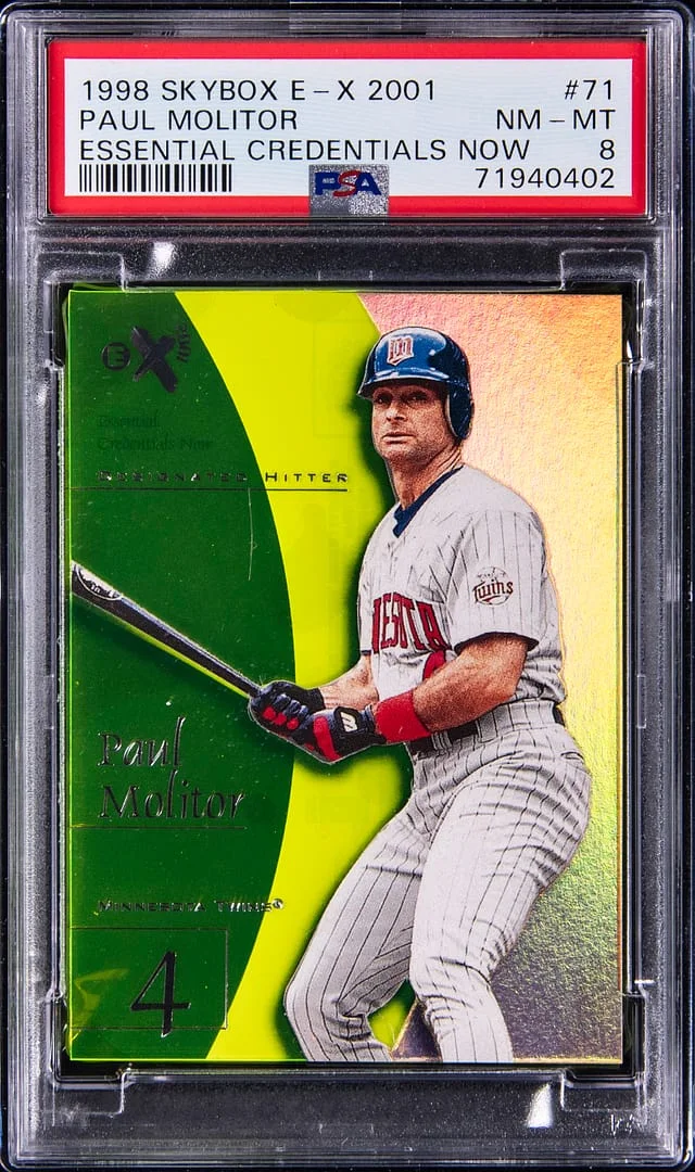 1998 SkyBox Paul Molitor E-X2001 Essential Credentials Now #71 card image