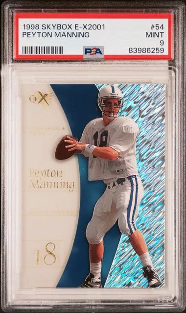 1998 SkyBox Peyton Manning E-X2001 #54 card image