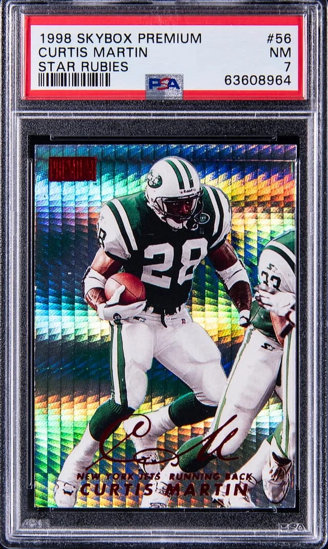 1998 SkyBox Premium Curtis Martin Star Rubies #56 card image