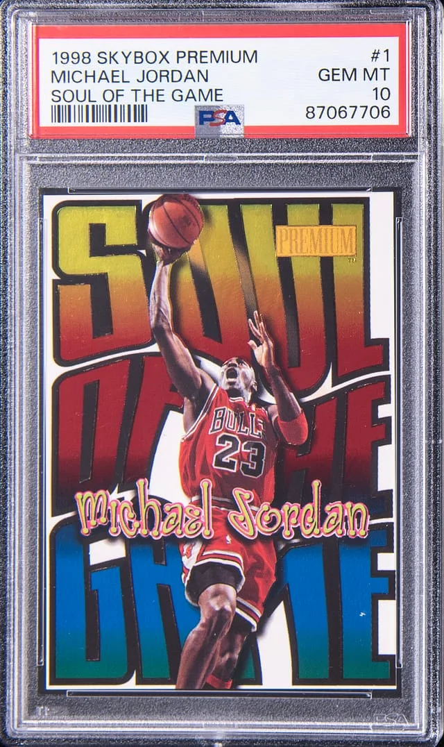 1998 SkyBox Premium Michael Jordan Soul of the Game #1 card image